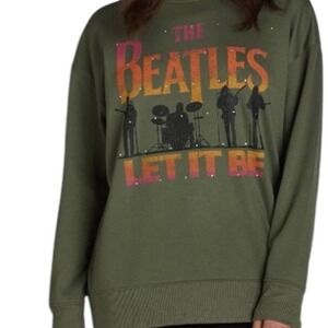 The Beatles Let It Be green crewneck sweatshirt #TheBeatles Beatle